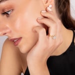 Engagement Ring 750/18 K Yellow Gold with Diamonds 0.50 ct H/si by CHRISTIAN - SO-69321-GG