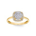 Engagement Ring 750/18 K Yellow Gold with Diamonds 0.50 ct H/si by CHRISTIAN - SO-69321-GG