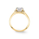 Engagement Ring 750/18 K Yellow Gold with Diamonds 0.50 ct H/si by CHRISTIAN - SO-69321-GG