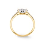 Engagement Ring 750/18 K Yellow Gold with Diamonds 0.75 ct H/si by CHRISTIAN - SO-69317-GG