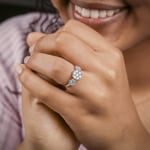 Engagement Ring 750/18 K Yellow Gold with Diamonds 1.00 ct H/si by CHRISTIAN - SO-69178-GG