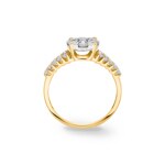 Verlobungsring 750/18 K Gelbgold mit Diamanten 1.00 ct H/si by CHRISTIAN - SO-69291-GG
