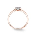 Engagement Ring 750/18 K Rose Gold with Diamonds 0.25 ct H/si by CHRISTIAN - SO-69628-RG