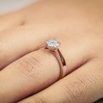 Verlobungsring 750/18 K Roségold mit Diamanten 0.33 ct H/si by CHRISTIAN - SO-69534-RG