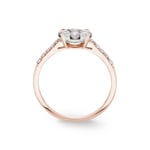 Engagement Ring 750/18 K Rose Gold with Diamonds 0.75 ct H/si by CHRISTIAN - SO-69317-RG