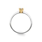 Engagement Ring 750/18 K White Gold with Diamond 0.11 ct H/vs - PR11998-01-WG