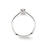Verlobungsring 750/18 K Weissgold mit Diamant 0.19 ct H/si - SO-081941-03-WG