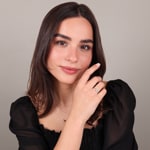 Bague de fiançailles or gris 750/18 ct avec diamants 0.22 ct H/si - SO-096437-WG