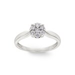 Verlobungsring 750/18 K Weissgold mit Diamanten 0.33 ct H/si by CHRISTIAN - SO-69581-WG
