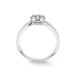 Verlobungsring 750/18 K Weissgold mit Diamanten 0.33 ct H/si by CHRISTIAN - SO-69581-WG