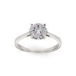 Verlobungsring 750/18 K Weissgold mit Diamanten 0.40 ct H/si by CHRISTIAN - SO-69345-WG