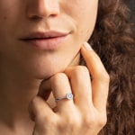 Verlobungsring 750/18 K Weissgold mit Diamanten 0.40 ct H/si by CHRISTIAN - SO-69345-WG