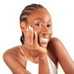 Bague de fiançailles or gris 750/18 ct avec diamants 0.42 ct H/si - SO-068375-WG