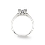 Engagement Ring 750/18 K White Gold with Diamonds 0.50 ct H/si by CHRISTIAN - SO-69309-WG