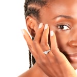 Bague de fiançailles or gris 750/18 ct avec diamants 0.75 ct H/si by CHRISTIAN - SO-69533-WG