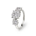 Verlobungsring 750/18 K Weissgold mit Diamanten 1.00 ct H/si by CHRISTIAN