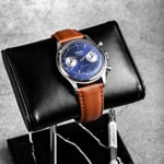 Vulcain Chronograph 70's Blue - 640109A30.BAC207