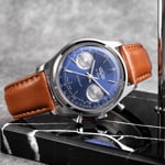 Vulcain Chronograph 70's Blue - 640109A30.BAC207
