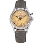 Vulcain Cricket Classique 36mm Brown Khaki Sapphire Caseback