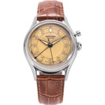 Vulcain Cricket Classique 36mm Brown Khaki Sapphire Caseback