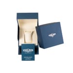 Vulcain Cricket Tradition 39mm Black & Gold Sapphire Caseback - 100268A06.BAC207