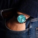 Vulcain Monopusher Heritage Turquoise 39mm - 650167A38.BAN248