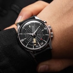 Vulcain Nautical Heritage Cricket Black & White Plexi 42mm - 100252PB08.BAC149