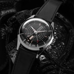 Vulcain Nautical Heritage Cricket Black & Beige Patina Sapphire 42mm - 101252SB07.BAC101