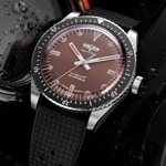 Vulcain Skindiver Nautique Brown / Kautschuk - 660170A47.BAR200