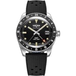 Vulcain Skindiver Nautique GMT Black - Luminova Beige