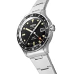 Vulcain Skindiver Nautique GMT Black - Luminova Beige - 680174B07.BHM286