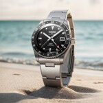 Vulcain Skindiver Nautique GMT Black - Luminova White - 680174A07.BHM286