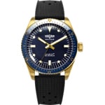 Vulcain Skindiver Nautique Gold & Blue