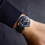 Vulcain Skindiver Nautique Gold & Blue - 661170A37.BOR200