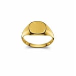 Wappenring 750/18 K Gelbgold, 11 x 11mm