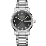 Wenger Attitude Day Date Grau / Silbrig Ø 42mm