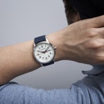 Wenger Attitude Heritage Day Date Blau Ø 42mm - 01.1541.113