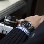 Wenger Attitude Heritage Day Date Silbrig / Schwarz Ø 42mm - 01.1541.107