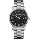 Wenger Avenue Noir / Argenté Ø 42mm - 01.1641.102