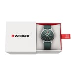 Wenger City GMT Green / Silvery Ø 42mm - 01.1442.101