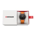 Wenger City GMT Black / Orange Ø 42mm - 01.1442.104