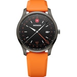 Wenger City GMT Black / Orange Ø 42mm