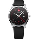 Wenger City GMT Black / Silver Ø 42mm