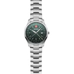 Wenger City GMT Steel Silvery / Green Ø 42mm - 01.1442.107