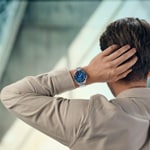 Wenger Executive Blue / Silver Ø 40mm - 01.2031.103