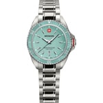 Wenger Executive Silver / Turquoise Ø 34mm