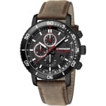 Wenger Roadster Black Night Chrono Leder braun Ø 45mm - 01.1843.107