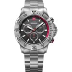 Wenger Seaforce Chrono Diver Silbrig / Schwarz Ø 43mm