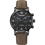 Wenger Urban Metropolitan Chrono Brown / Black Ø 44mm