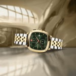 Wenger Vintage Classic Chrono Ø 39.5mm Two-tone / Green - 01.1933.105